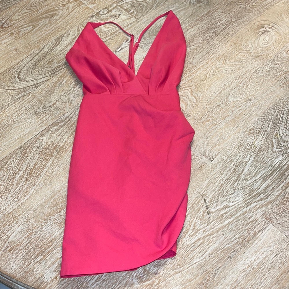 NBD- Mini Dress in Hot Pink Small